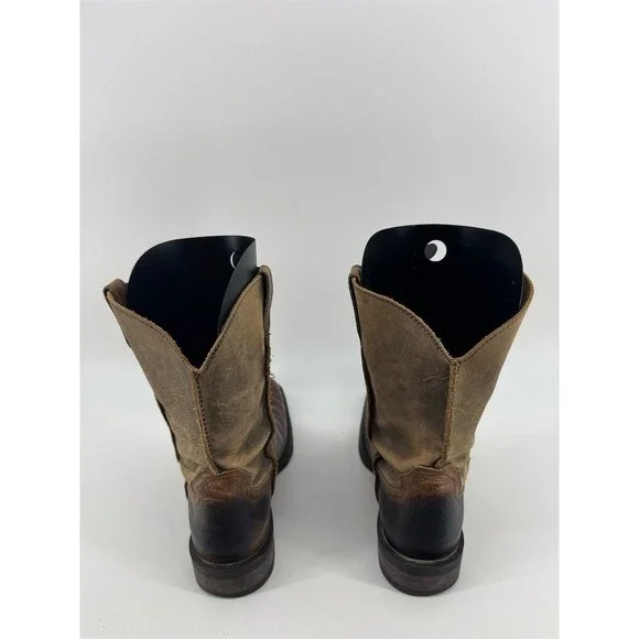 Ariat Men's Rambler Western Cowboy‎ Boots Brown Size 10D Square Toe - Picture 6 of 14